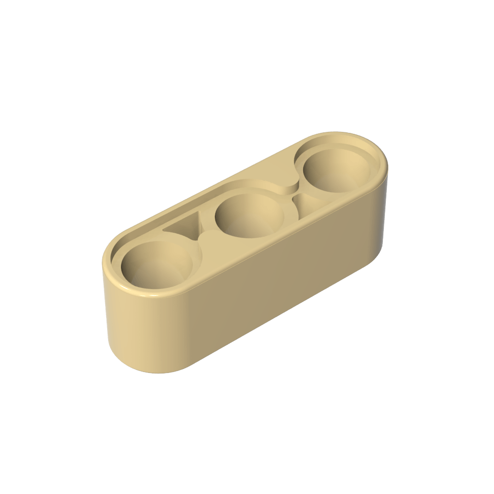 Viga técnica de 1 x 3 de espesor-MyGobricksEs