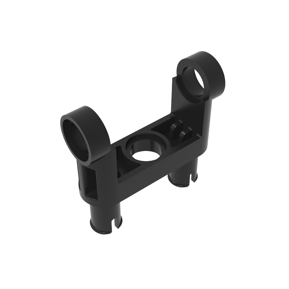 Conector de pasador Technic, junta de palanca doble lisa con 2 pasadores-MyGobricksEs