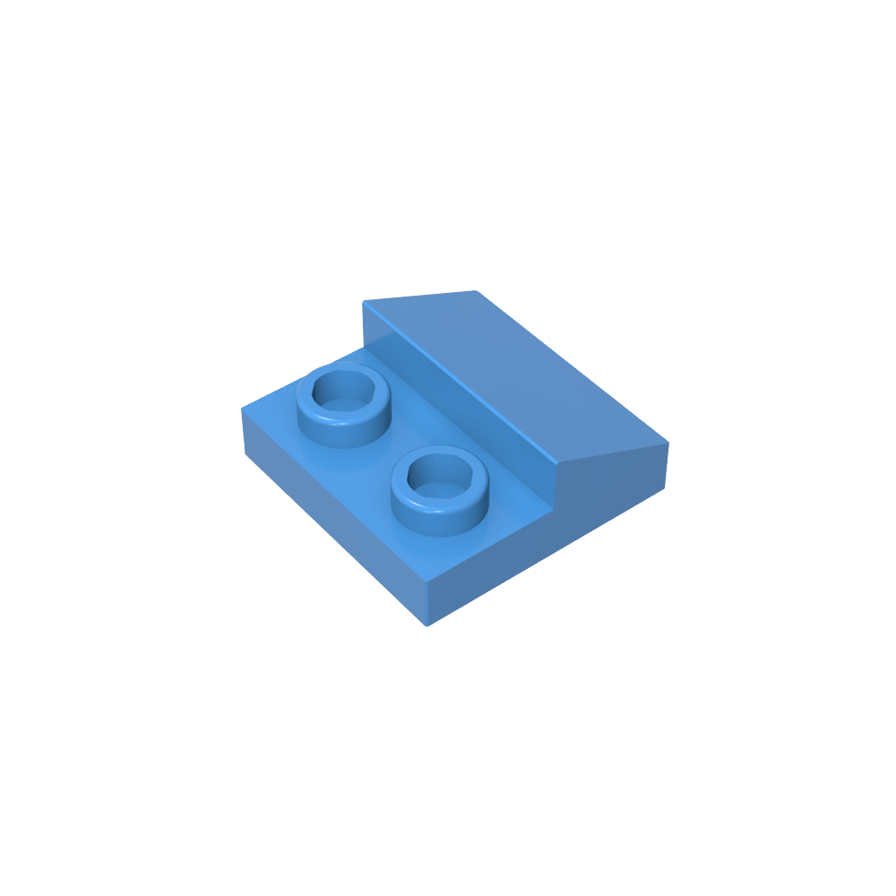 Pendiente 45 2 x 1 con recorte 2/3-MyGobricksEs