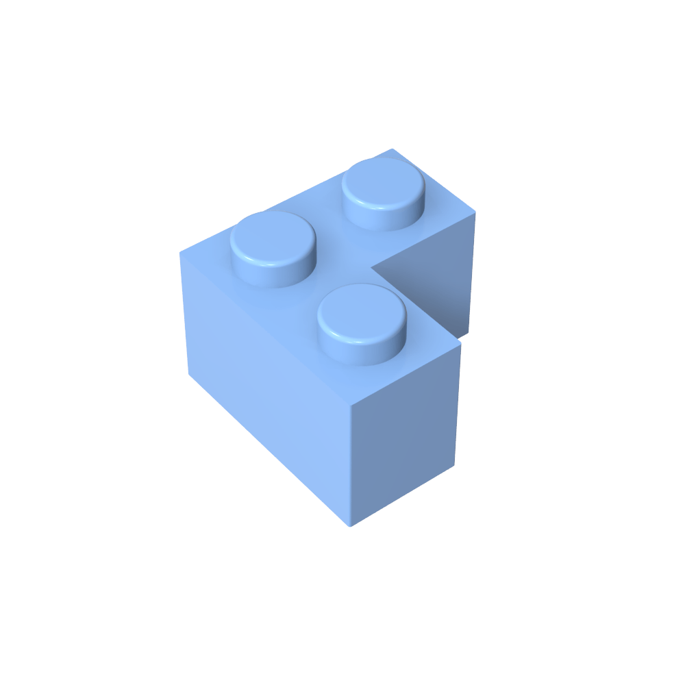 Ladrillo 2 x 2 Esquina-MyGobricksEs