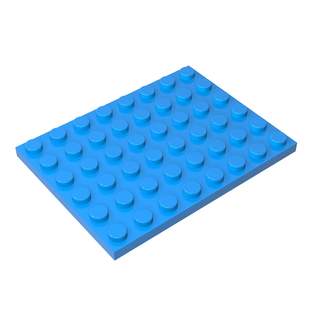 Placa 6 x 8-MyGobricksEs
