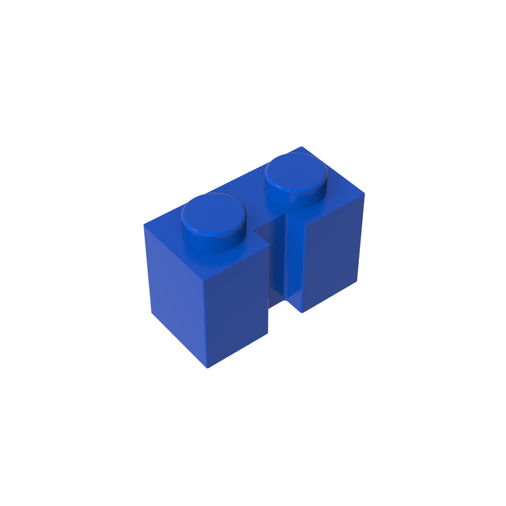 Ladrillo Especial 1 x 2 con Ranura-MyGobricksEs