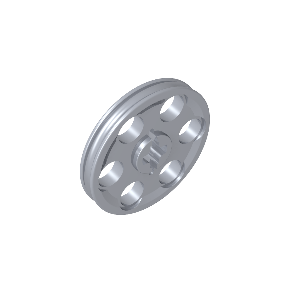 Rueda de correa de cuña Technic [también conocida como polea]-MyGobricksEs