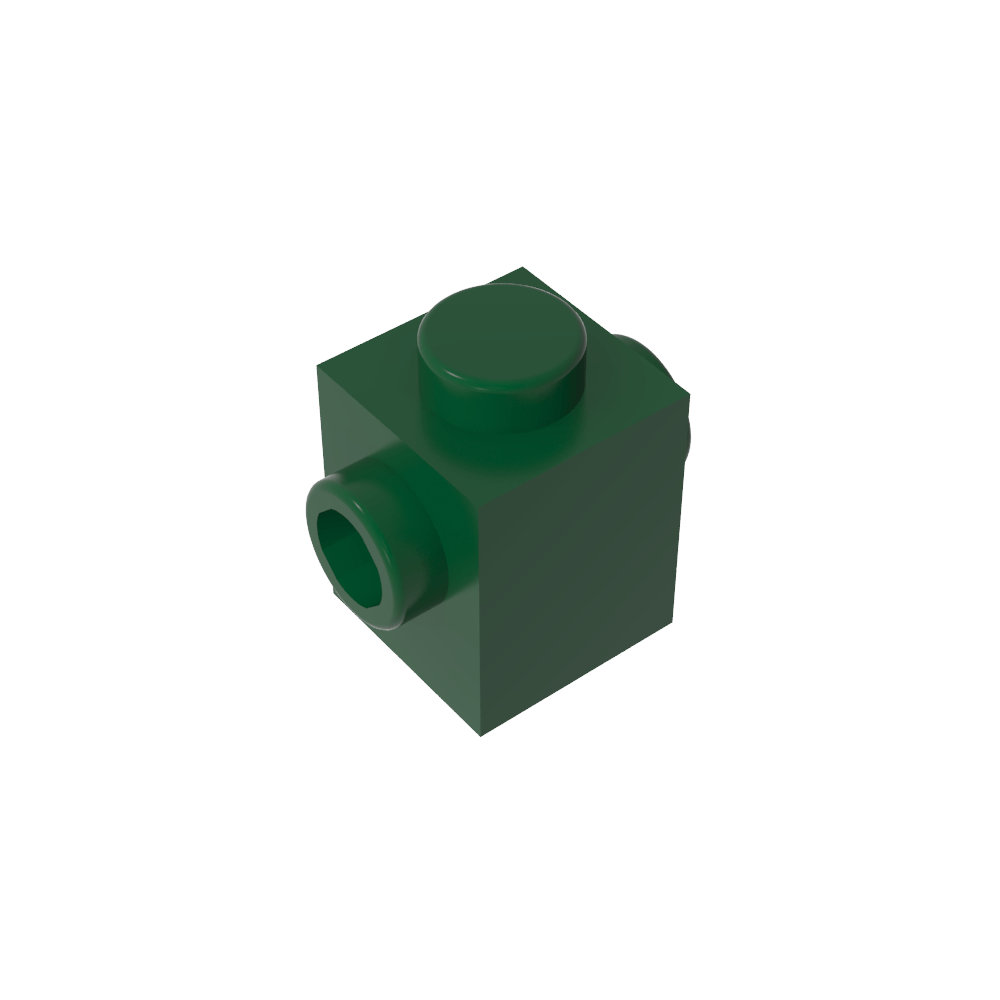 Ladrillo especial 1 x 1 con tacos en 2 lados-MyGobricksEs