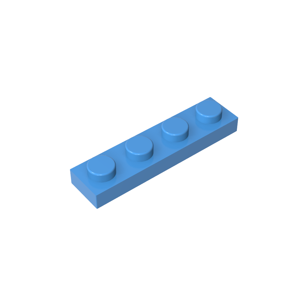 Placa 1 x 4-MyGobricksEs
