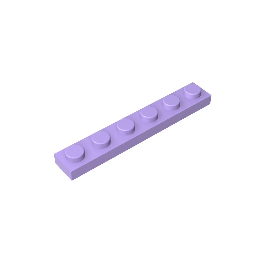 Placa 1 x 6-MyGobricksEs