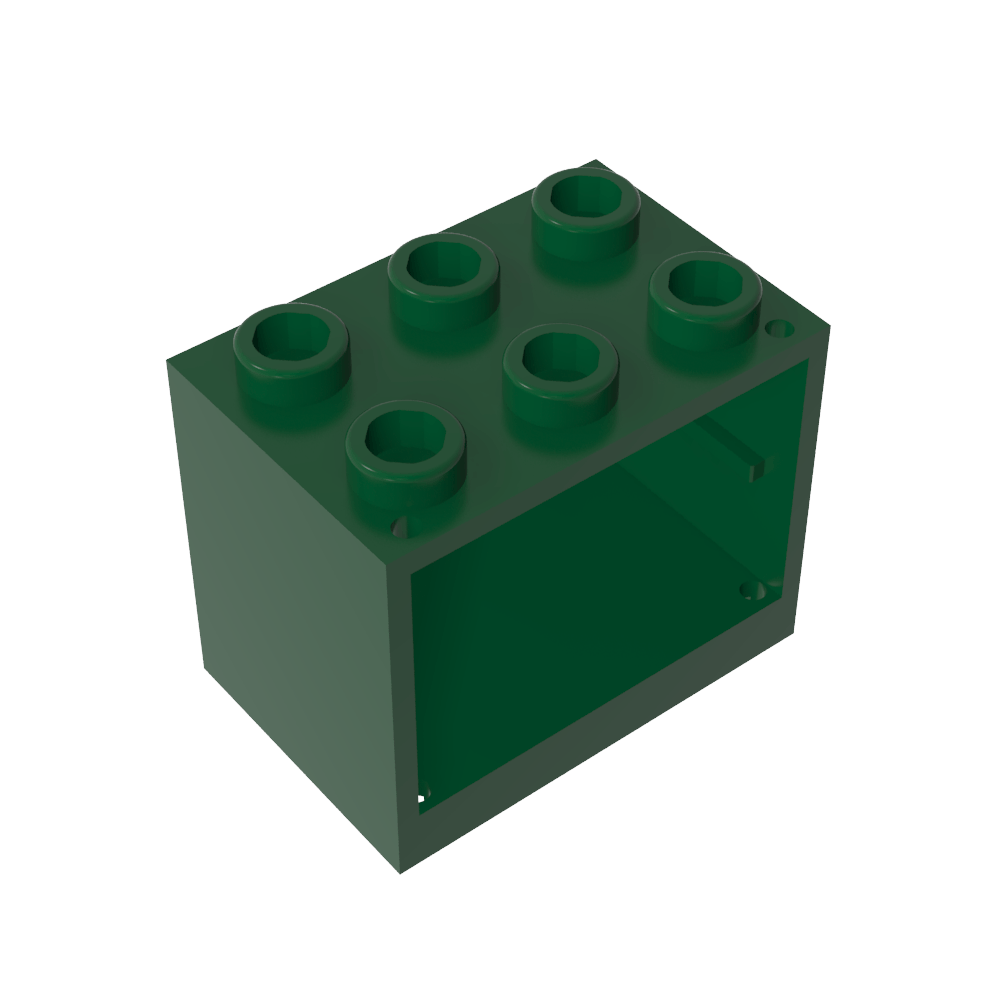Armario 2 x 3 x 2 con montantes macizos-MyGobricksEs