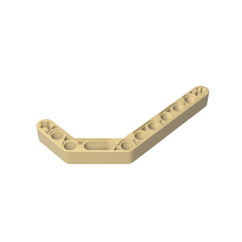 Viga técnica 1 x 11,5 doble curva gruesa-MyGobricksEs