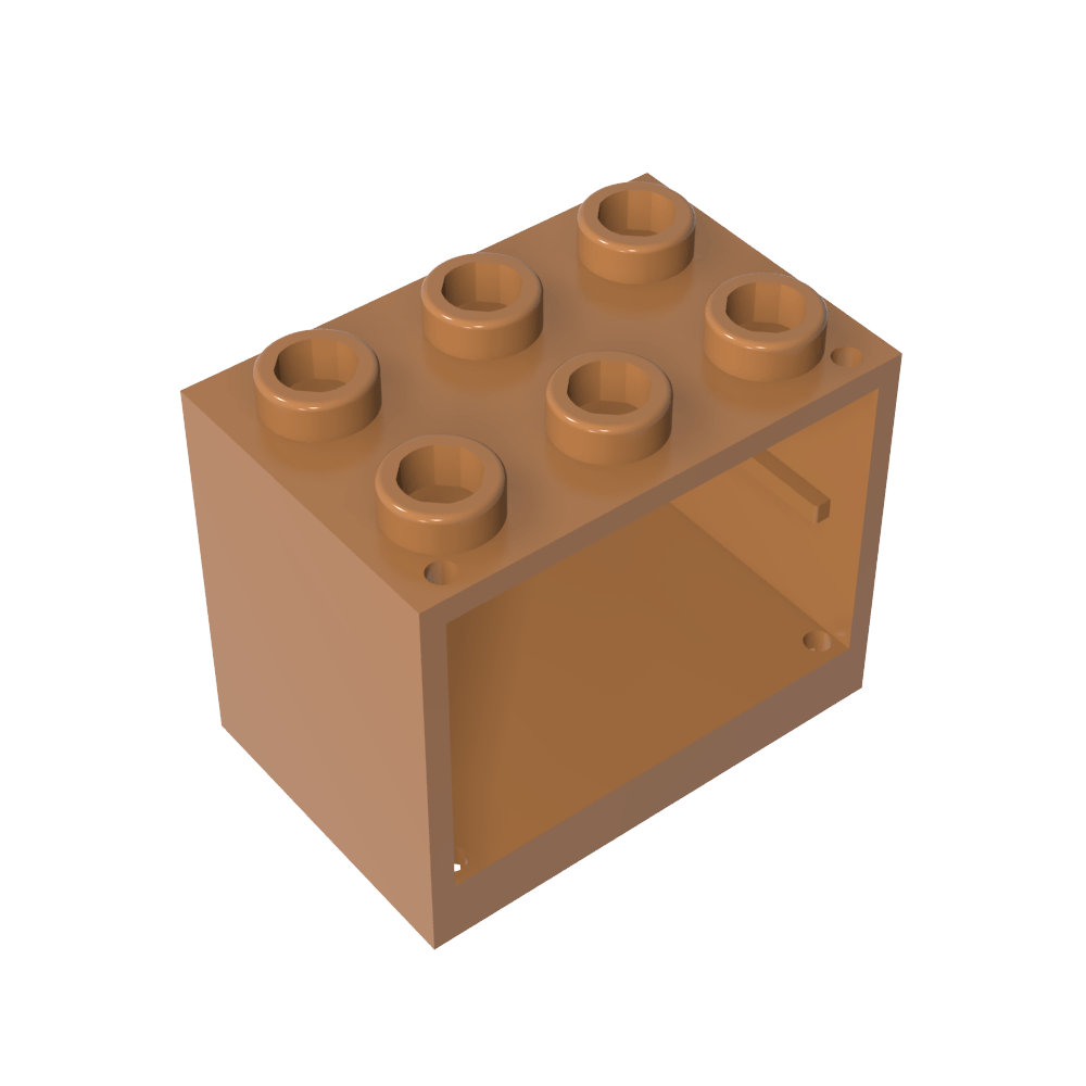 Armario 2 x 3 x 2 con montantes macizos-MyGobricksEs