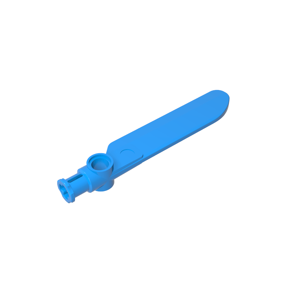 Pala de rotor Technic pequeña con eje y extremo conector de pasador-MyGobricksEs