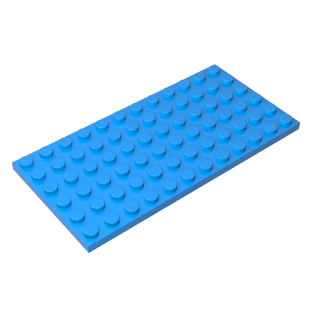 Placa 6 x 12-MyGobricksEs