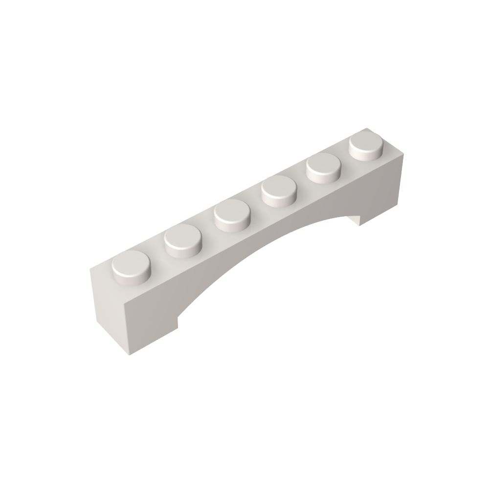 Arco de Ladrillo 1 x 6 Arco Elevado-MyGobricksEs