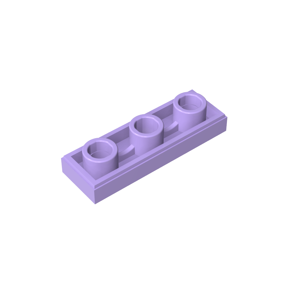 Azulejo especial 1 x 3 invertido con orificio central-MyGobricksEs