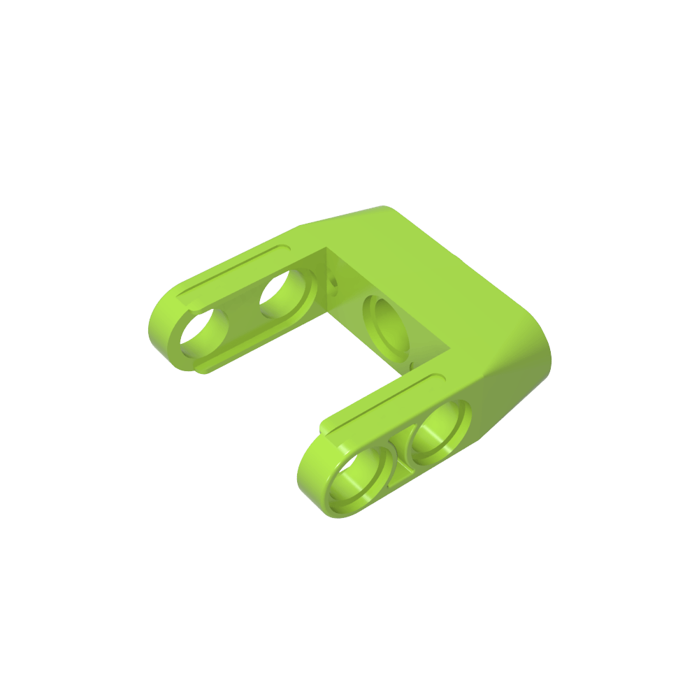 Conector de pasador Technic, junta de palanca doble lisa con orificios para eje y pasador-MyGobricksEs