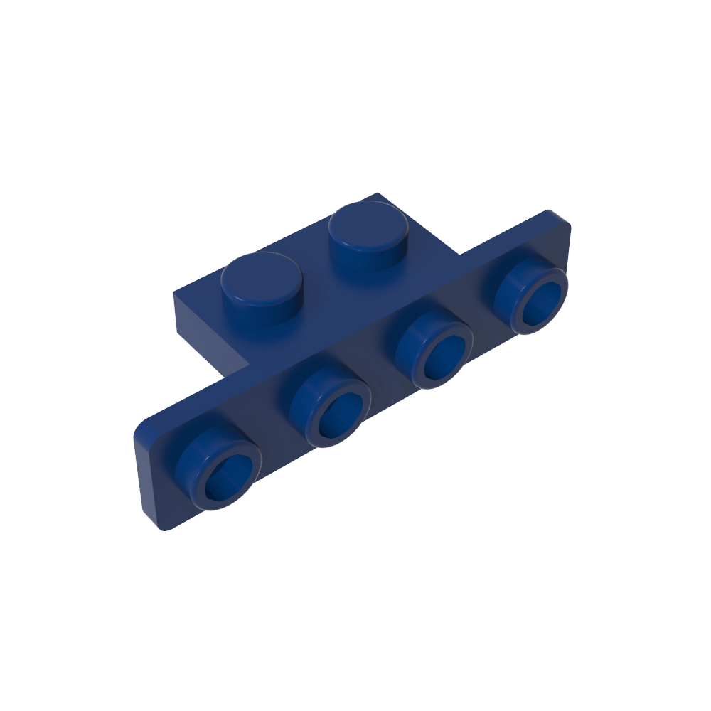 Soporte 1 x 2 - 1 x 4 [Esquinas redondeadas]-MyGobricksEs
