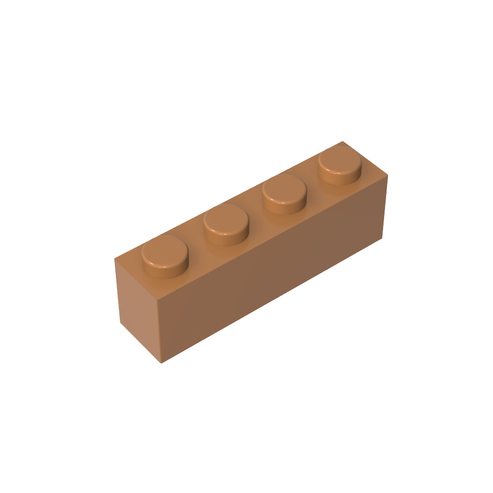 Ladrillo 1 x 4-MyGobricksEs