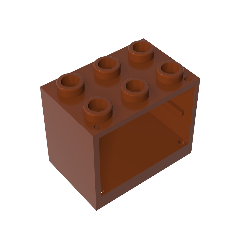 Armario 2 x 3 x 2 con montantes macizos-MyGobricksEs