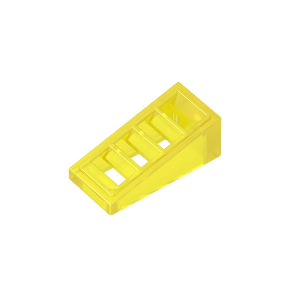 Pendiente 18° 2 x 1 x 2/3 con 4 ranuras-MyGobricksEs