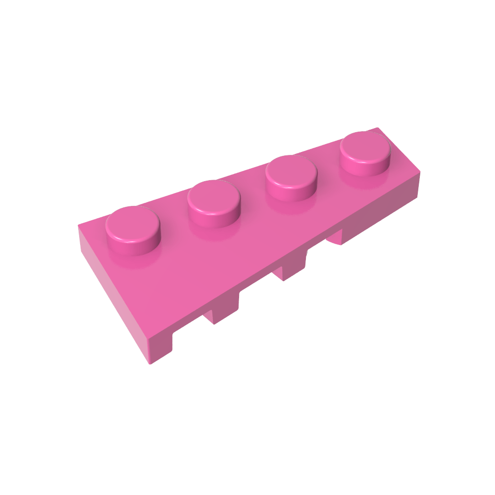 Placa de cuña 4 x 2 derecha-MyGobricksEs