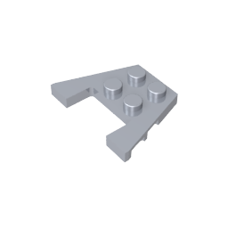 Placa de cuña de 3 x 4 con muescas para pernos-MyGobricksEs