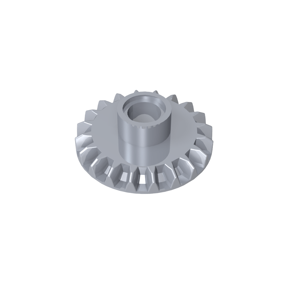 Bisel de 20 dientes con orificio para pasador Technic Gear-MyGobricksEs