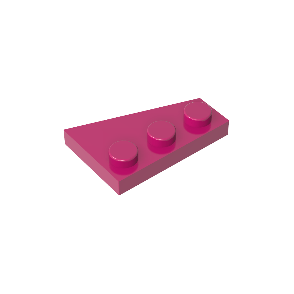 Placa de cuña 3 x 2 izquierda-MyGobricksEs