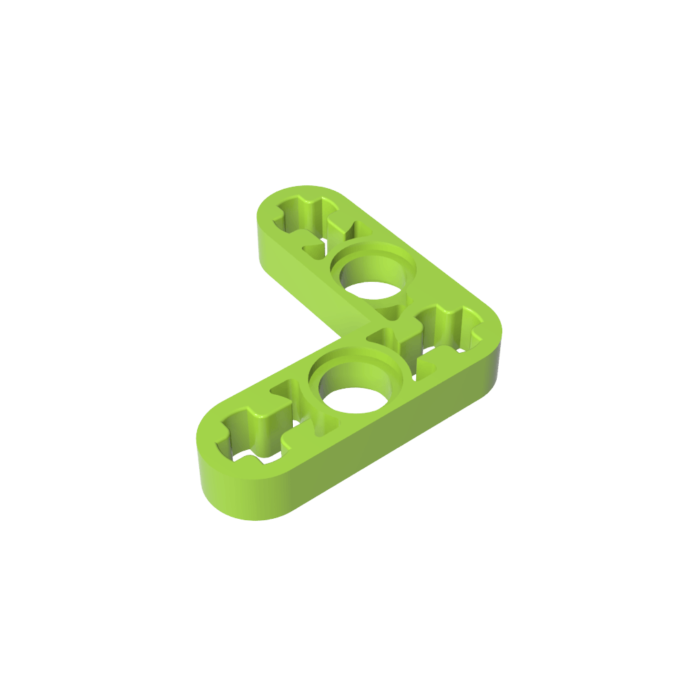 Viga técnica 3 x 3 en forma de L delgada-MyGobricksEs