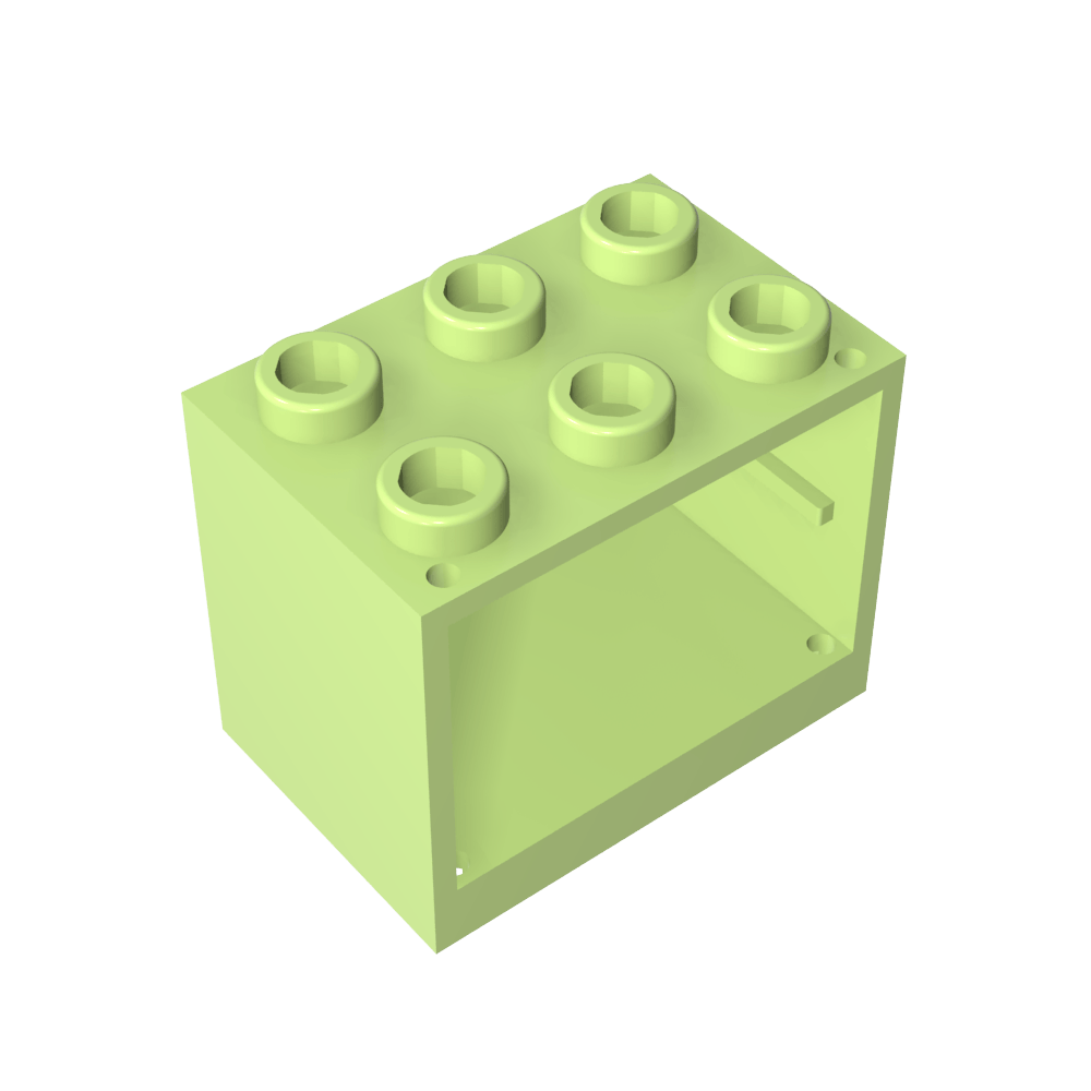Armario 2 x 3 x 2 con montantes macizos-MyGobricksEs