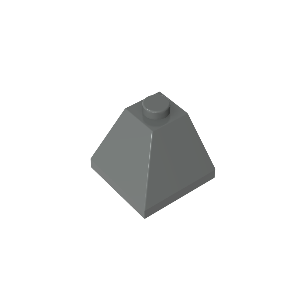 Pendiente 45° 2 x 2 Doble Convexa-MyGobricksEs