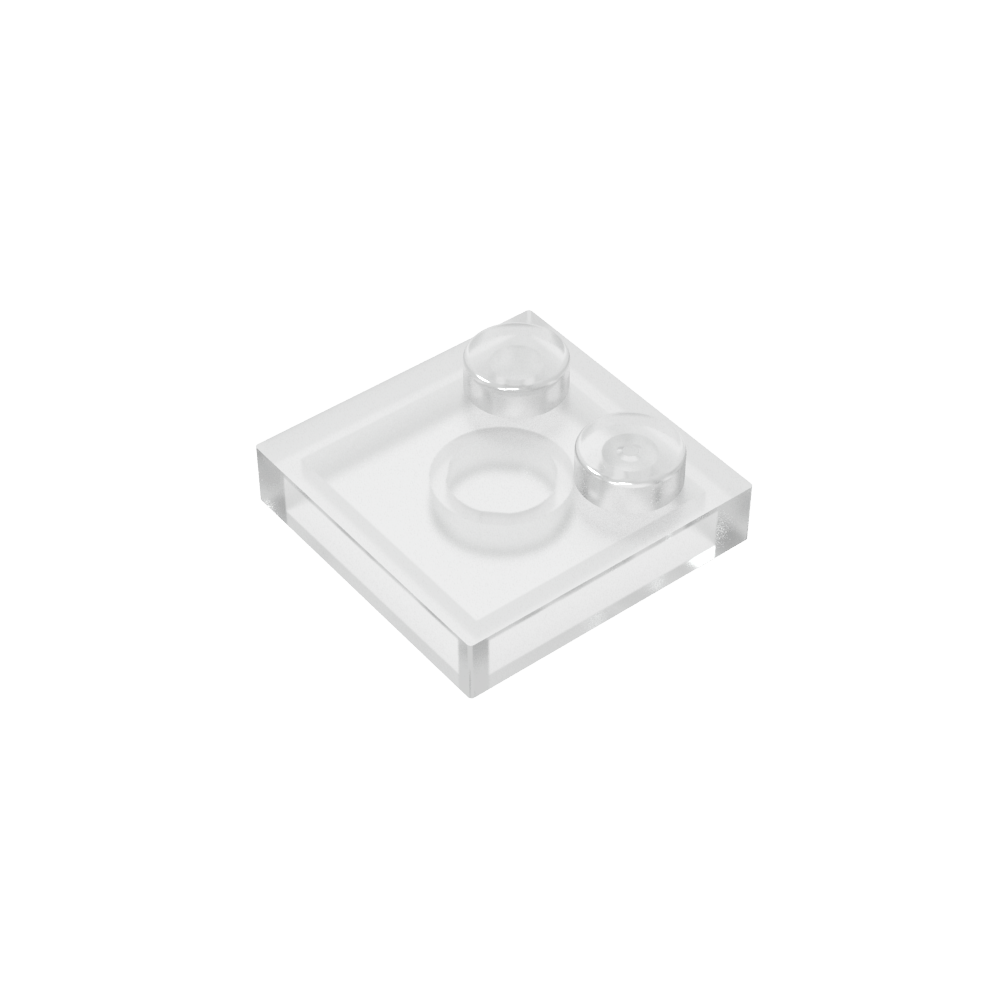 Placa Especial 2 x 2 con Solo 2 tacos-MyGobricksEs
