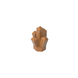 1x1 Mineral de cristal