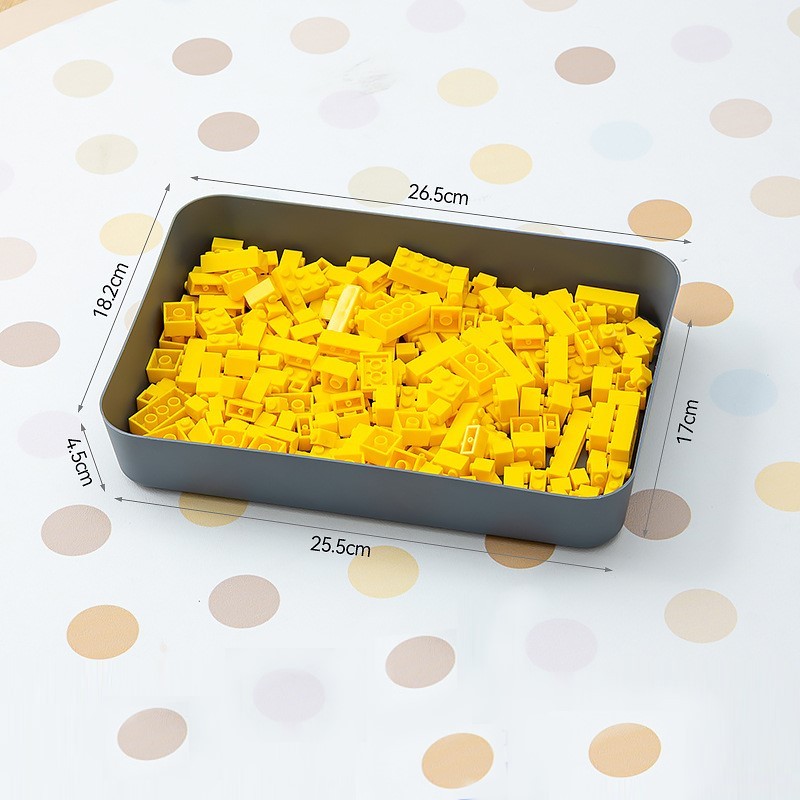 Caja de almacenamiento de bloques de construcción, bandeja de clasificación de piezas, bandeja de clasificación de partículas pequeñas, caja de almacenamiento de juguetes