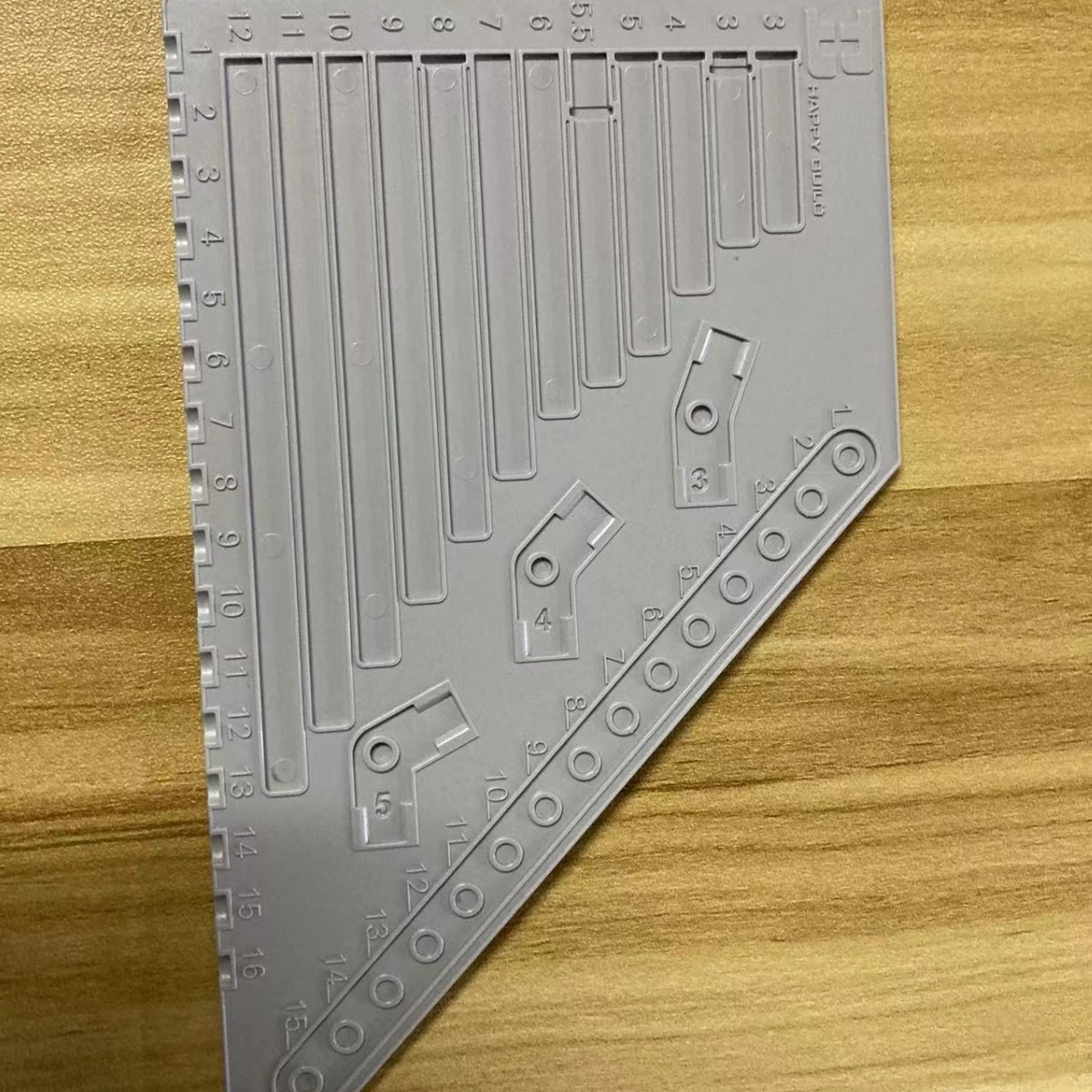 Herramienta de desmontaje de bloques de construcción, separador de tiburón, separador de eje transversal, martillo, tabla de medición