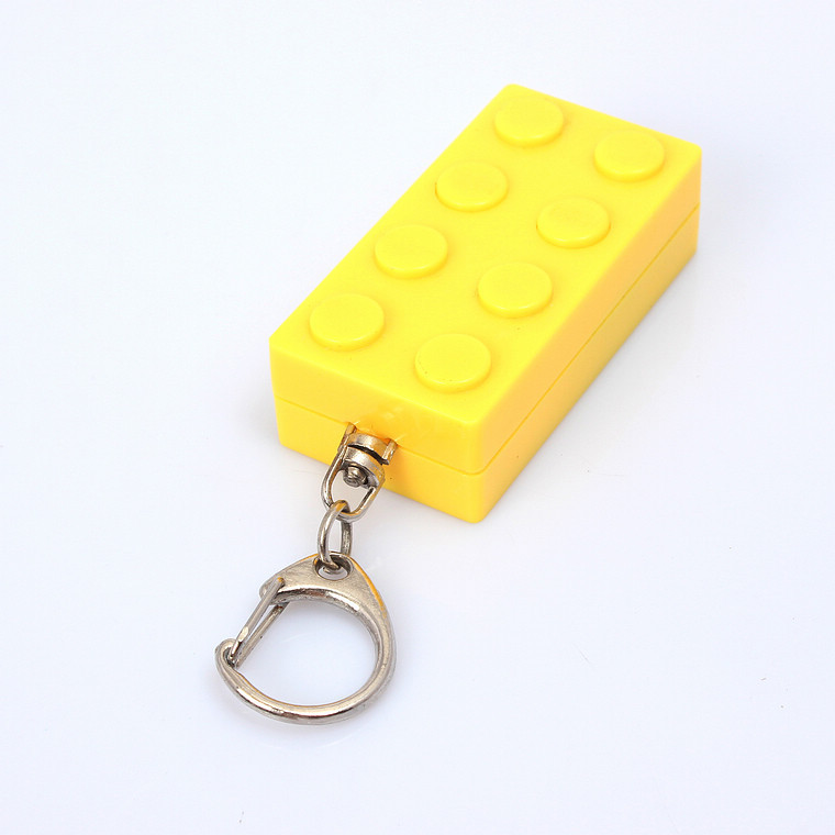 Bloques de construcción infrarrojos emisores de luz, linterna láser, juguete infrarrojo para mascotas, llavero creativo LED