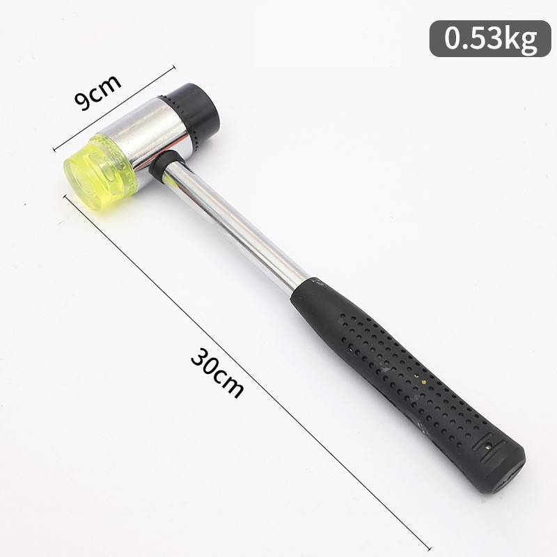 Martillo de montaje MOC grande, herramienta de construcción con punta de goma para ensamblaje de bloques de construcción, martillo de instalación de grado industrial