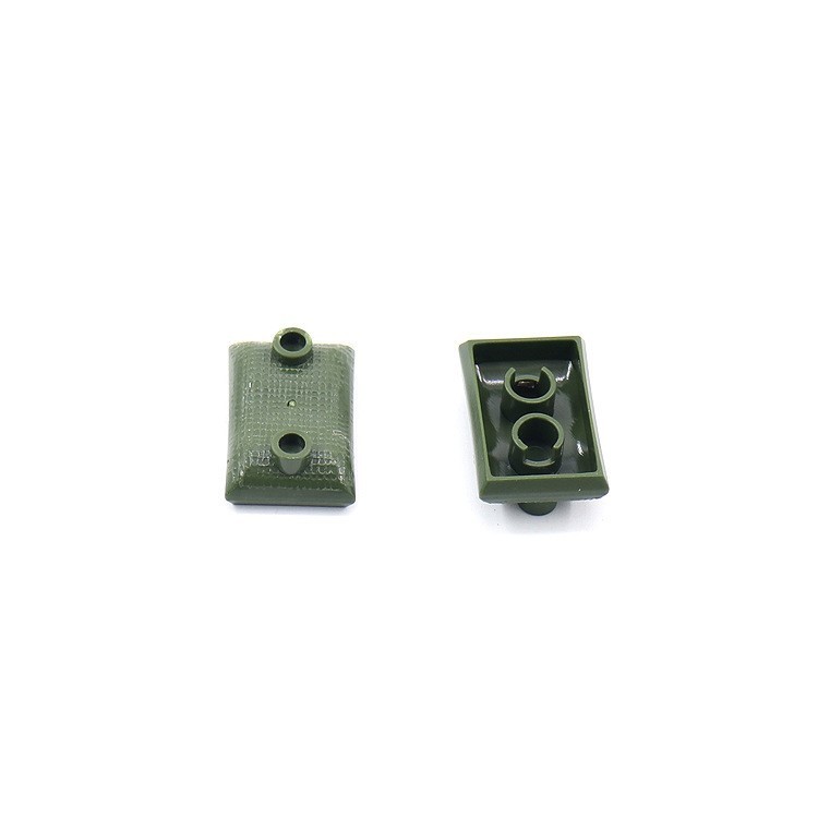 Piezas de sacos de arena compatibles con partículas pequeñas | Equipos de escena militar MOC y accesorios de ladrillos DIY (100 unidades)