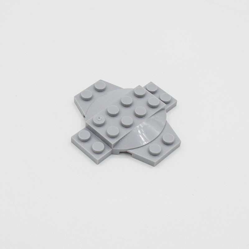 Bloques técnicos compatibles con 30303 (500 g), placa de 6 x 6 x 2/3 en forma de cruz con cúpula, placas arqueadas en cruz 4211 (no Gobricks)