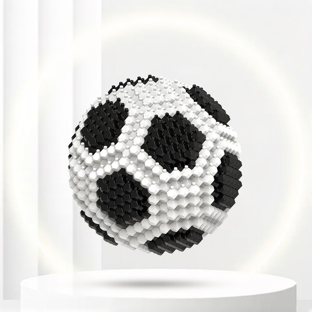 Rompecabezas 3D de fútbol KADELE: juguete STEM de 14 caras, donde cada "clic" construye un sueño.