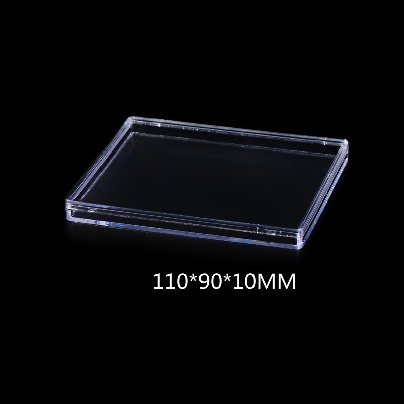 Cajas rectangulares transparentes en varios estilos, cajas de clasificación de acrílico transparente para bloques de construcción.