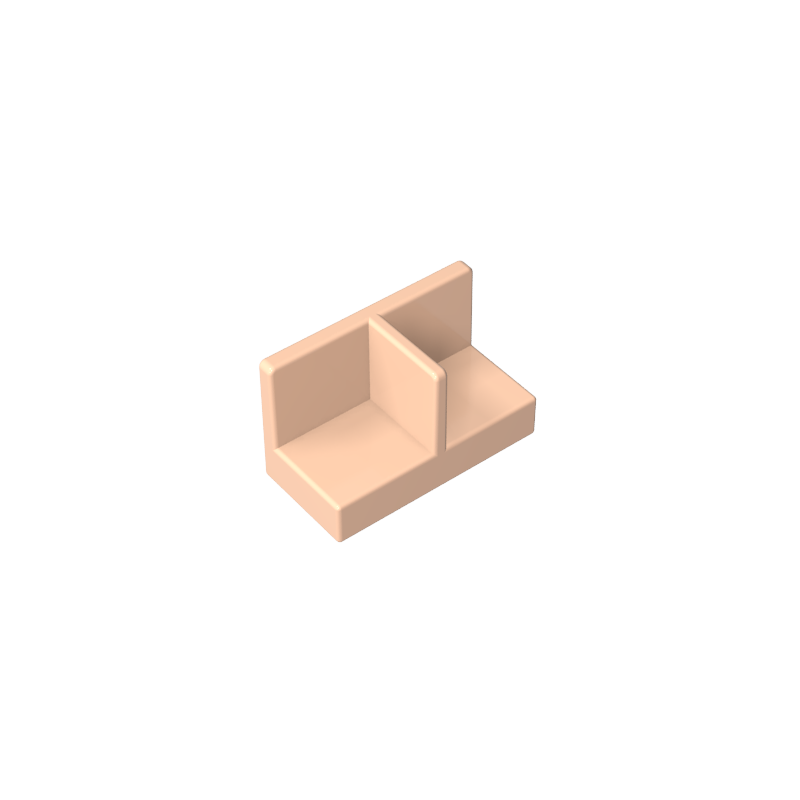 Esquina del panel de pared 1x2x1