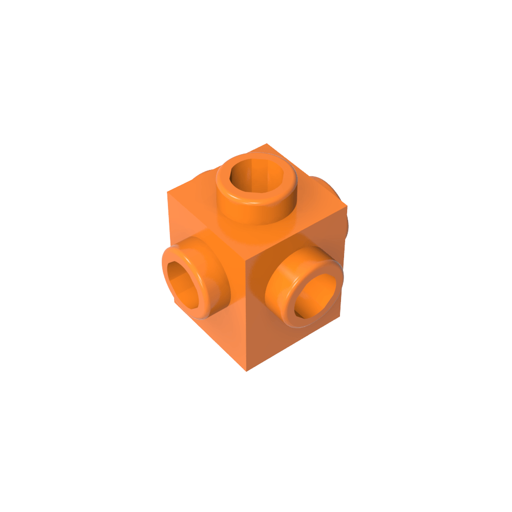 Ladrillo especial 1 x 1 pernos en los 4 lados-MyGobricksEs