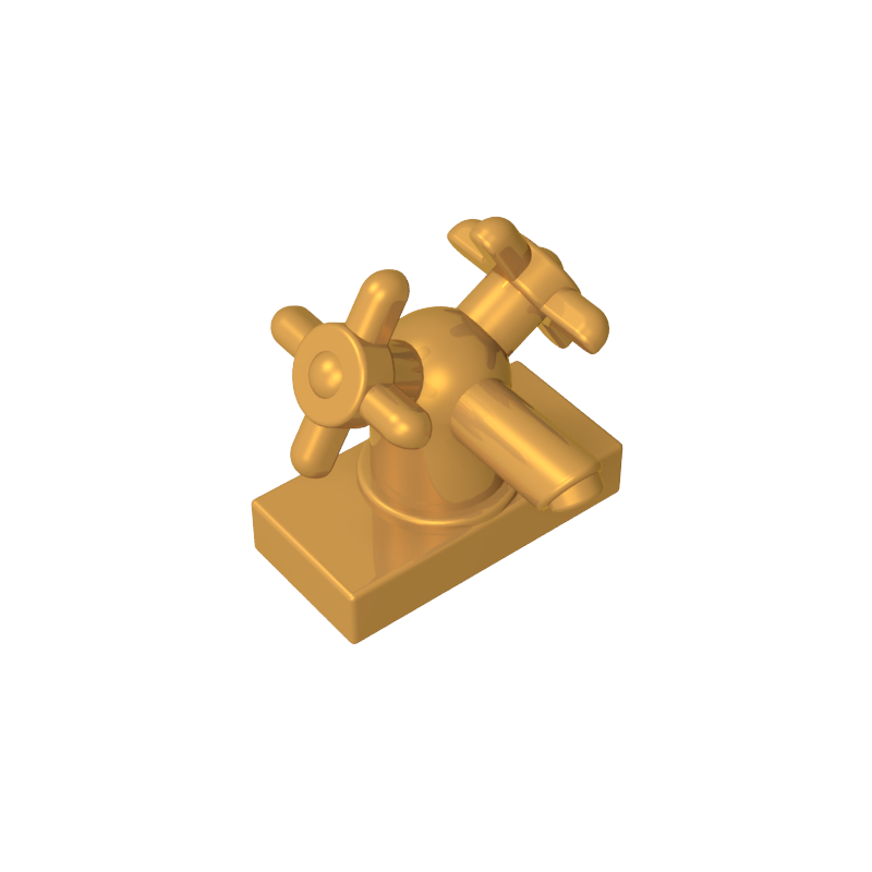 Grifo 1 x 2 con asas dobles-MyGobricksEs