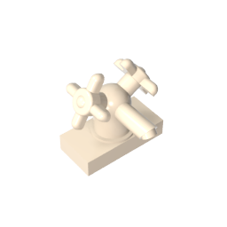 Grifo 1 x 2 con asas dobles-MyGobricksEs