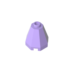 Cono 2 x 2 x 1 2/3 Octogonal, Stud Abierto-MyGobricksEs