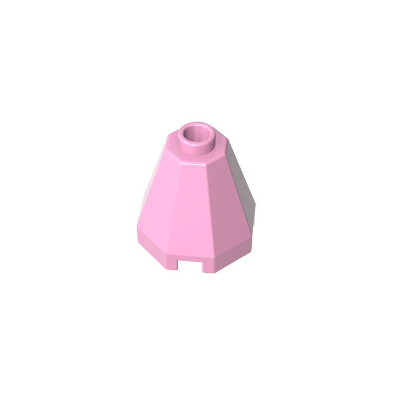 Cono 2 x 2 x 1 2/3 Octogonal, Stud Abierto-MyGobricksEs