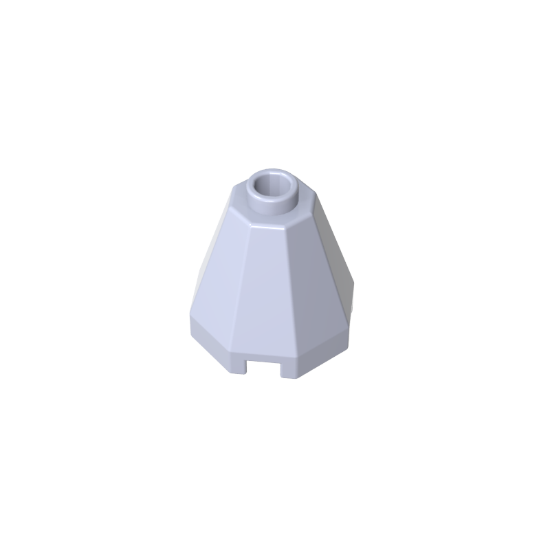 Ladrillo piramidal octogonal de 2x2x1 2/3