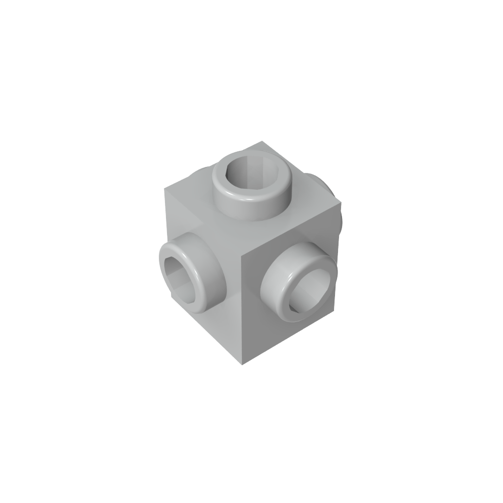 Ladrillo especial 1 x 1 pernos en los 4 lados-MyGobricksEs