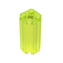 Ladrillo Especial Octogonal 2 x 2 x 3 1/3-MyGobricksEs