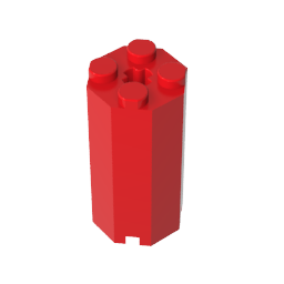 Ladrillo Especial Octogonal 2 x 2 x 3 1/3-MyGobricksEs