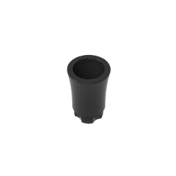 Planta, tronco de palmera - Conector corto, orificio para eje con 2 puntas interiores-MyGobricksEs